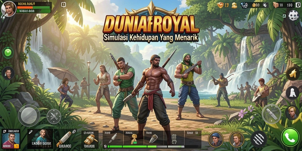 Tampilan menarik dari gameplay DUNIAROYAL yang mengasyikkan.