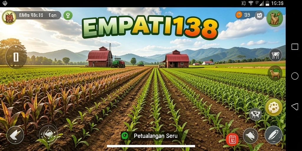 Tampilan gameplay menarik dari EMPATI138 di dunia pertanian.