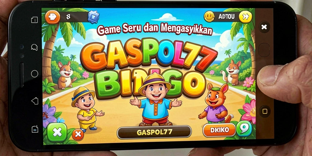 Tampilan permainan GASPOL77 yang penuh warna dan seru.