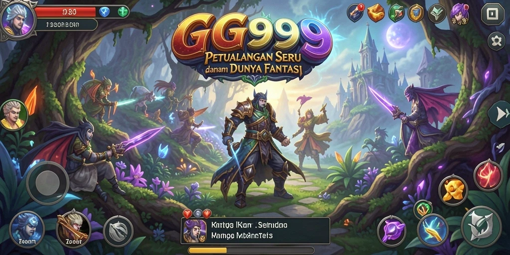 Tangkapan layar gameplay GG999 yang menampilkan aksi menarik dan grafis memukau.