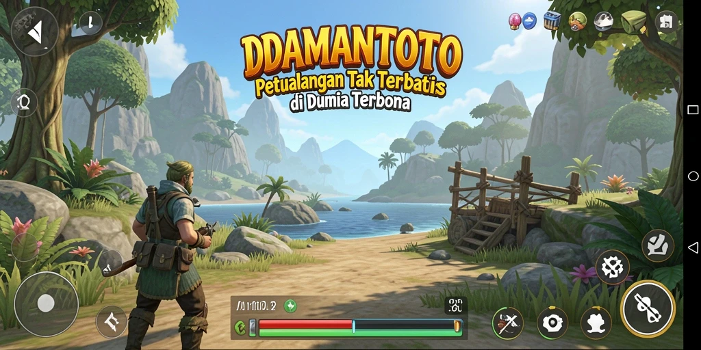 Tampilan gameplay seru dalam dunia terbuka IDAMANTOTO.
