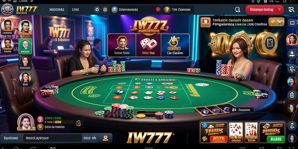 Gameplay Live Casino yang menegangkan dan menarik di IW777.