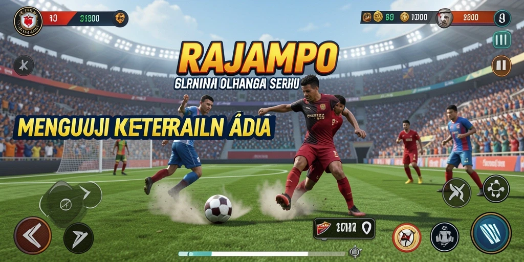 Tampilan gameplay RAJAMPO yang menegangkan dan kompetitif.
