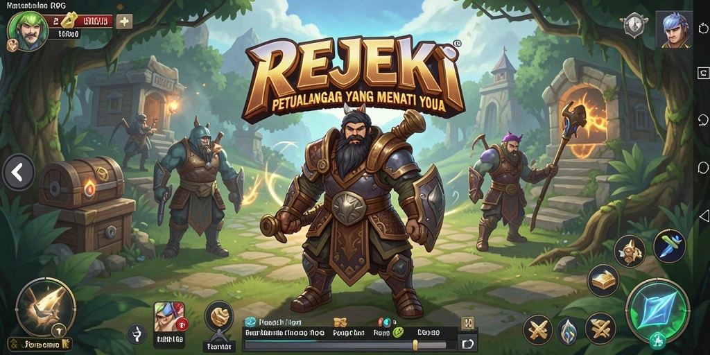 Gameplay REJEKI yang menarik dan mendebarkan dalam dunia RPG.