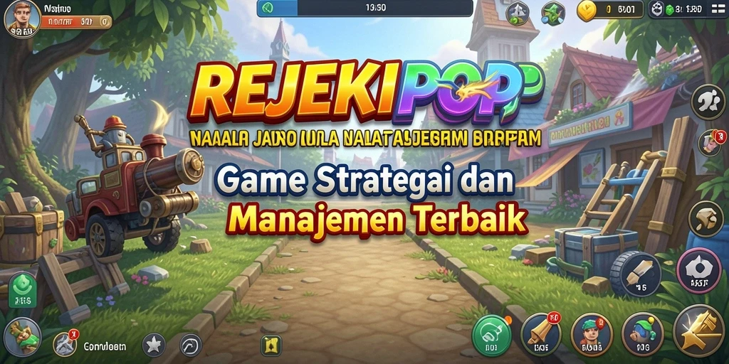Tampilan gameplay SLG yang menantang di REJEKIPOP.