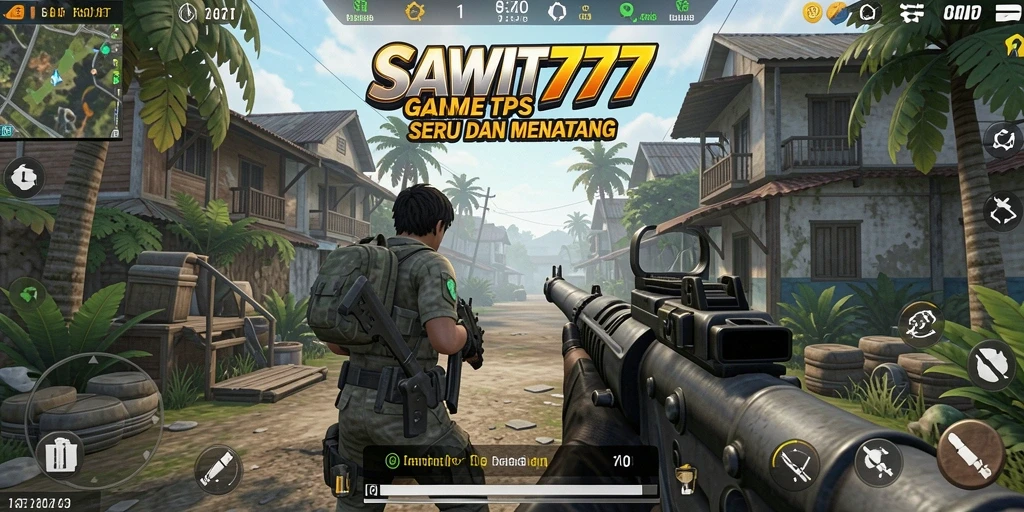 Tangkapan layar utama SAWIT777 yang menunjukkan gameplay seru TPS.