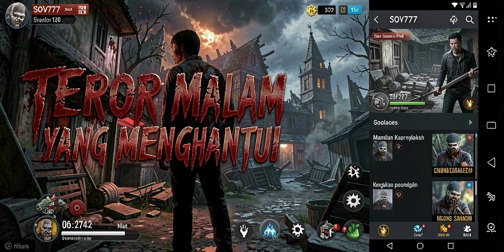 Tangkapan layar SOV777 menampilkan suasana gameplay yang mencekam dan menegangkan.