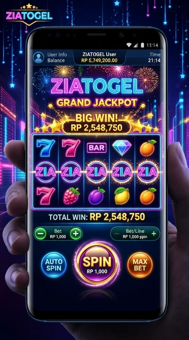 Tampilan antarmuka Pusat Unduh Ziatogel yang intuitif.